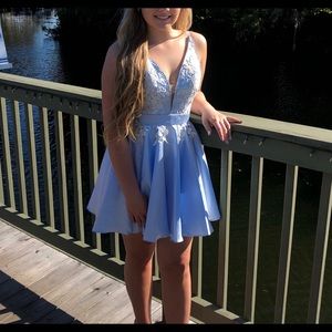 light blue homecoming/cocktail dress